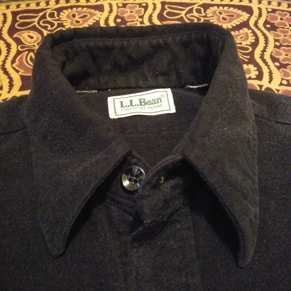 L.L. Bean long sleeve chamois shirt